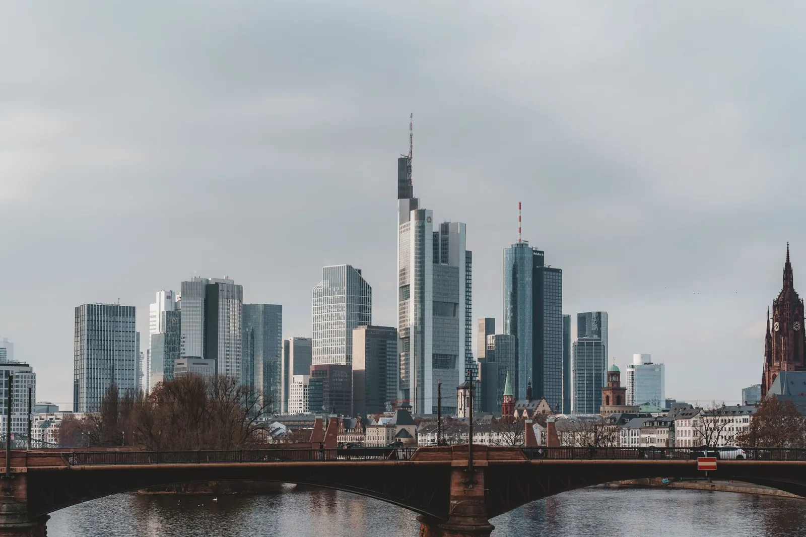 Bürogebäude im Frankfurter Bankenviertel